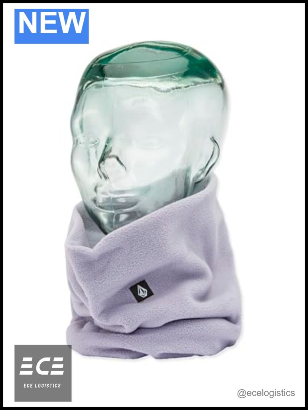 Oversized Double-Layer Polar Fleece Neck Warmer Pull-Over Neck Gaiter